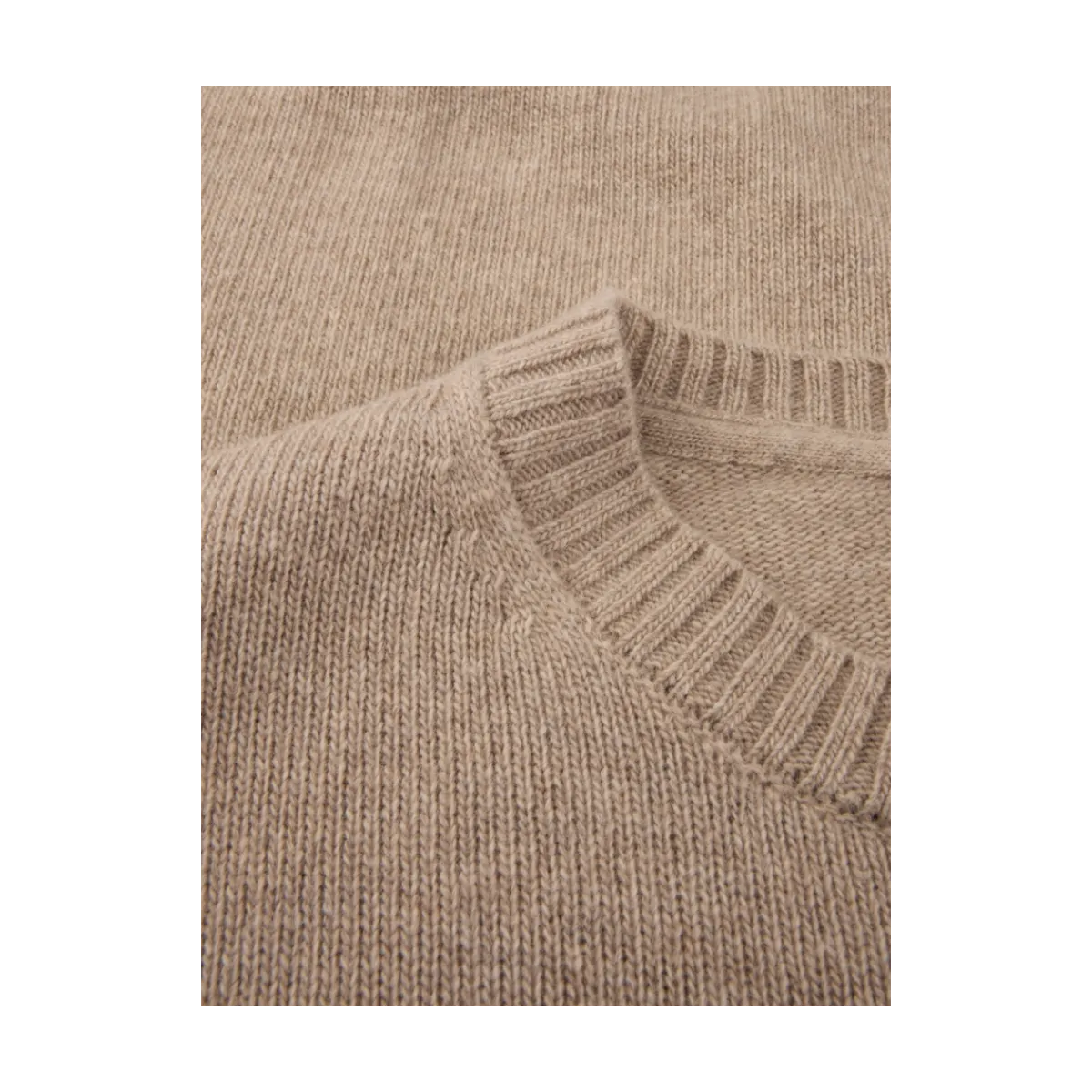 Best Stenströms Pullover Knitted Crew Neck - Light brown