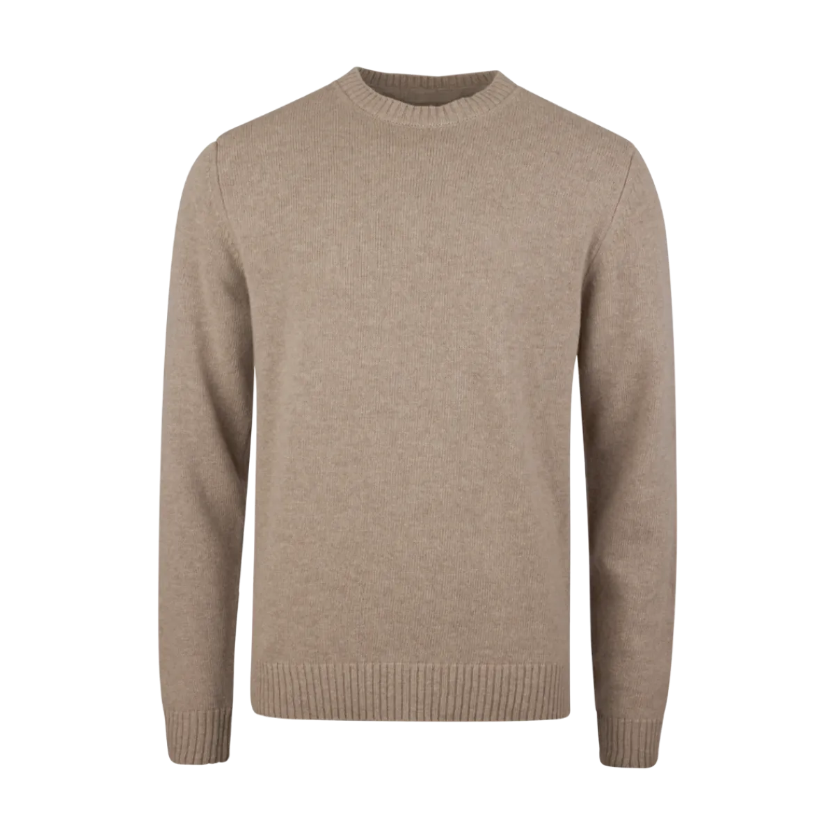 Best Stenströms Pullover Knitted Crew Neck - Light brown
