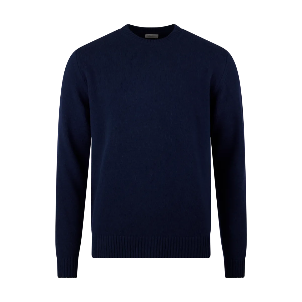 Outlet Stenströms Pullover Knitted Crew Neck - Navy