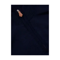 Hot Stenströms Puover Knitted Haf Zip - Navy