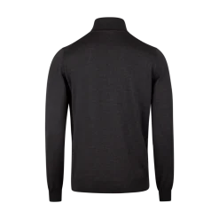 Stenströms Puover Knitted Ro Neck - Dark Brown