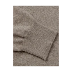 Best Stenströms Pullover Knitted V-Neck Merino Wool - Light Brown