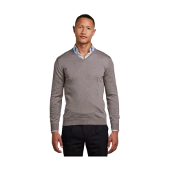 Best Stenströms Pullover Knitted V-Neck Merino Wool - Light Brown