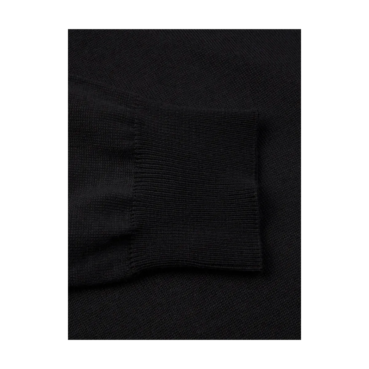 Sale Stenströms Pullover Knitted V-Neck erino Wool - Black