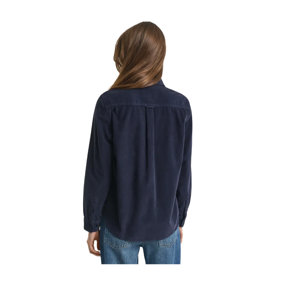 Gant Reg Cord Shirt - Evening Blue