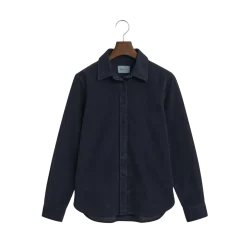 Gant Reg Cord Shirt - Evening Blue
