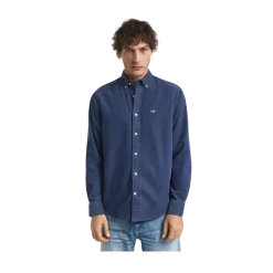 Discount Gant Reg Corduroy Shirt - Naval Blue
