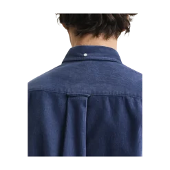 Discount Gant Reg Corduroy Shirt - Naval Blue