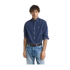 Discount Gant Reg Corduroy Shirt - Naval Blue