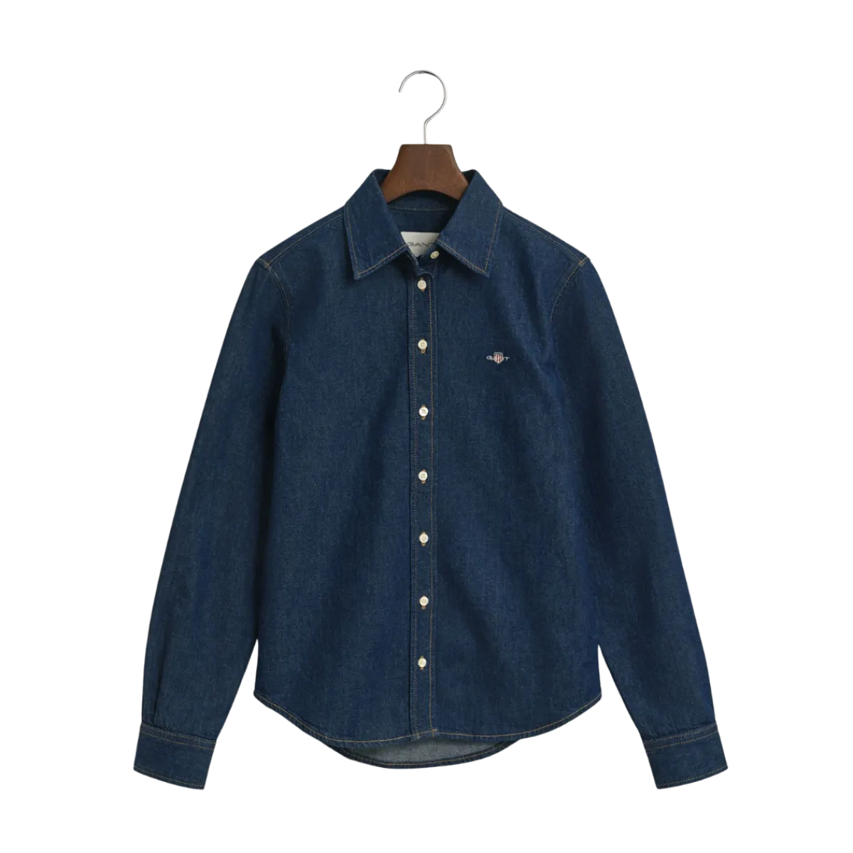 Gant Reg Denim Shirt - Dark Blue