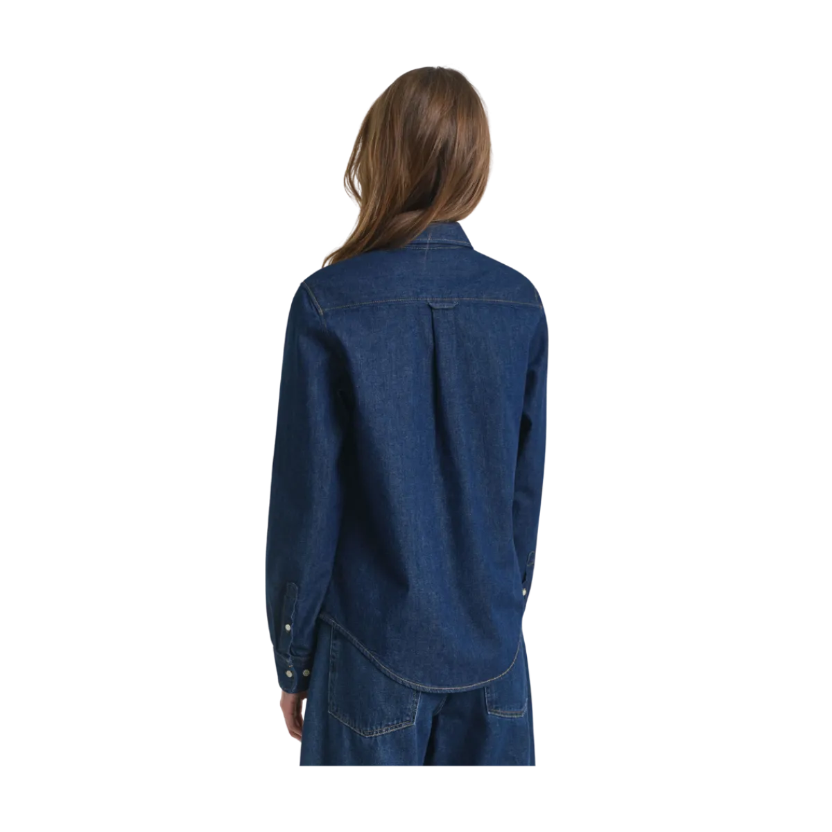 Gant Reg Denim Shirt - Dark Blue