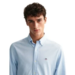 Best Gant Reg Jersey Pique Shirt - Blue