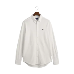 Online Gant Reg Jerey Pique hirt - White