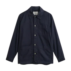 Hot Gant Reg Linen Overhirt - 433 Evening Blue