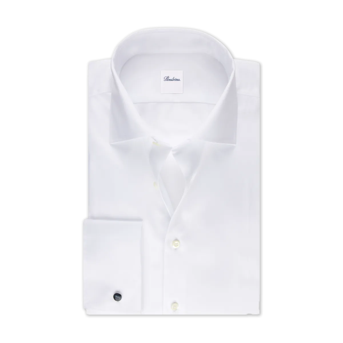 Outlet Stenströms Regular C77 DR cuff - White