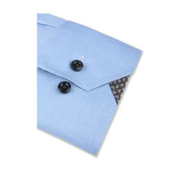 Stenströms Regular C75 RM cuff Contrast - Light Blue