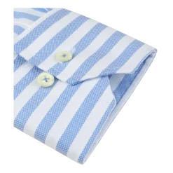 Best Stenströms Regular C75 RM cuff - Light blue stripe