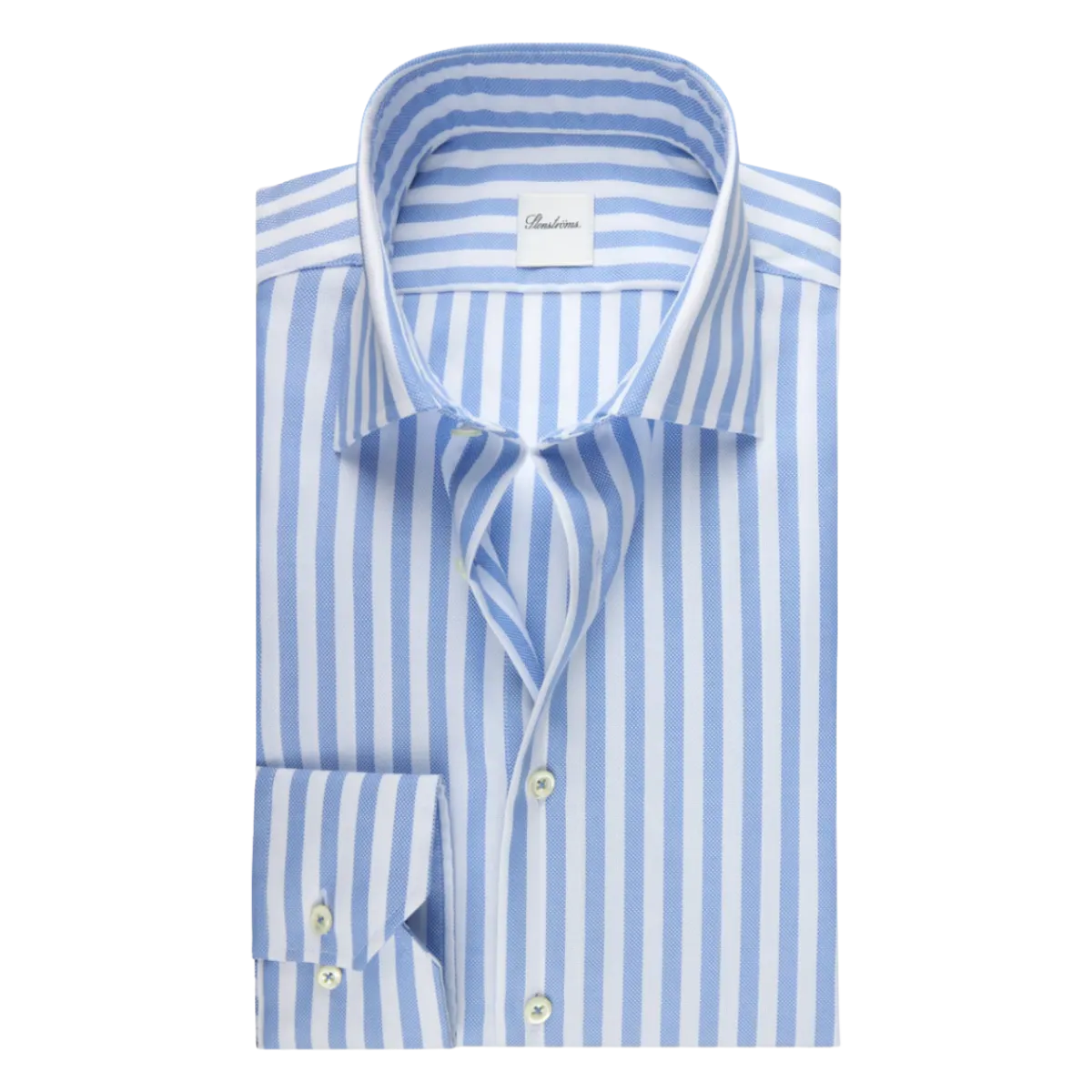 Best Stenströms Regular C75 RM cuff - Light blue stripe