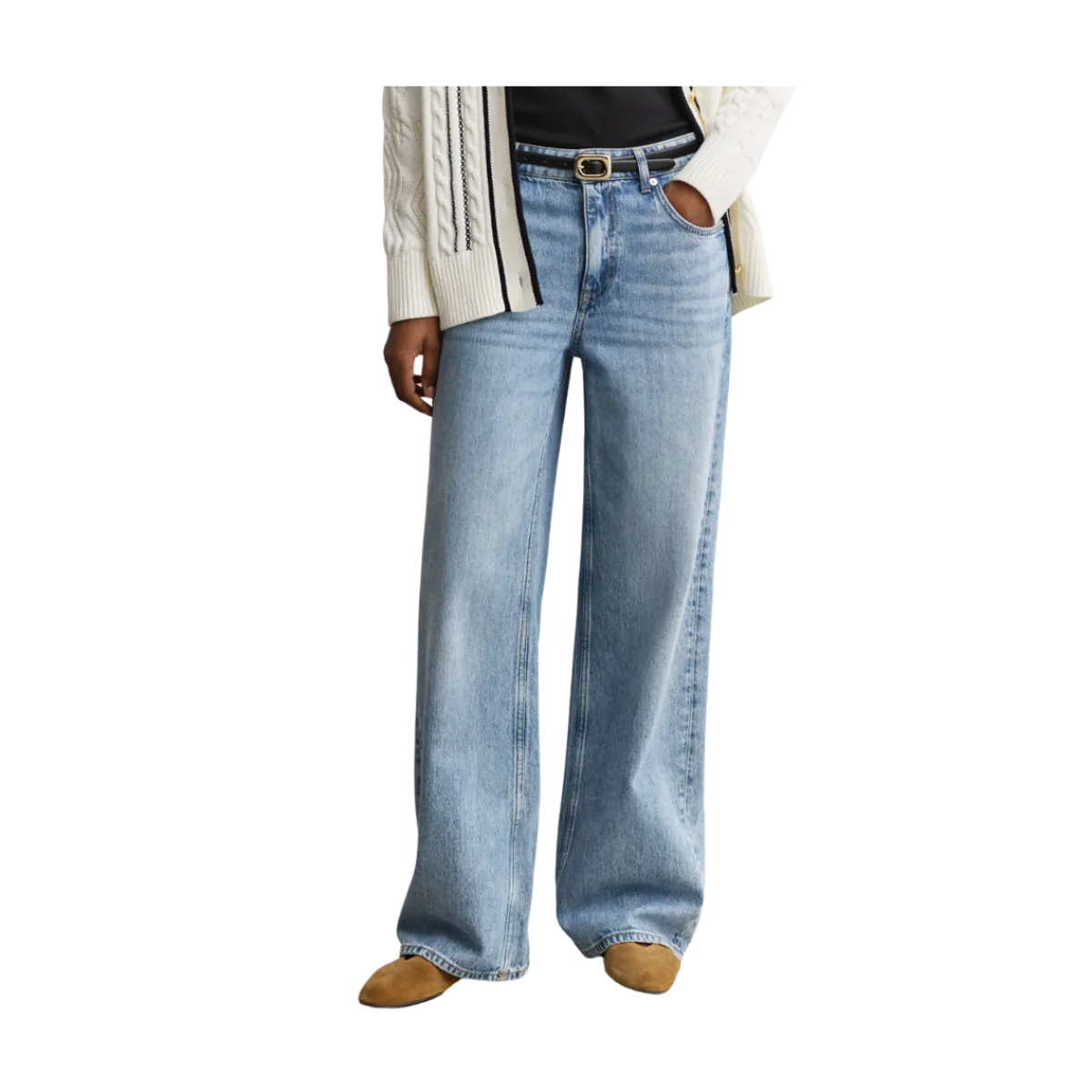 Gant Relaxed Jeans - Semi Light Blue Broken In