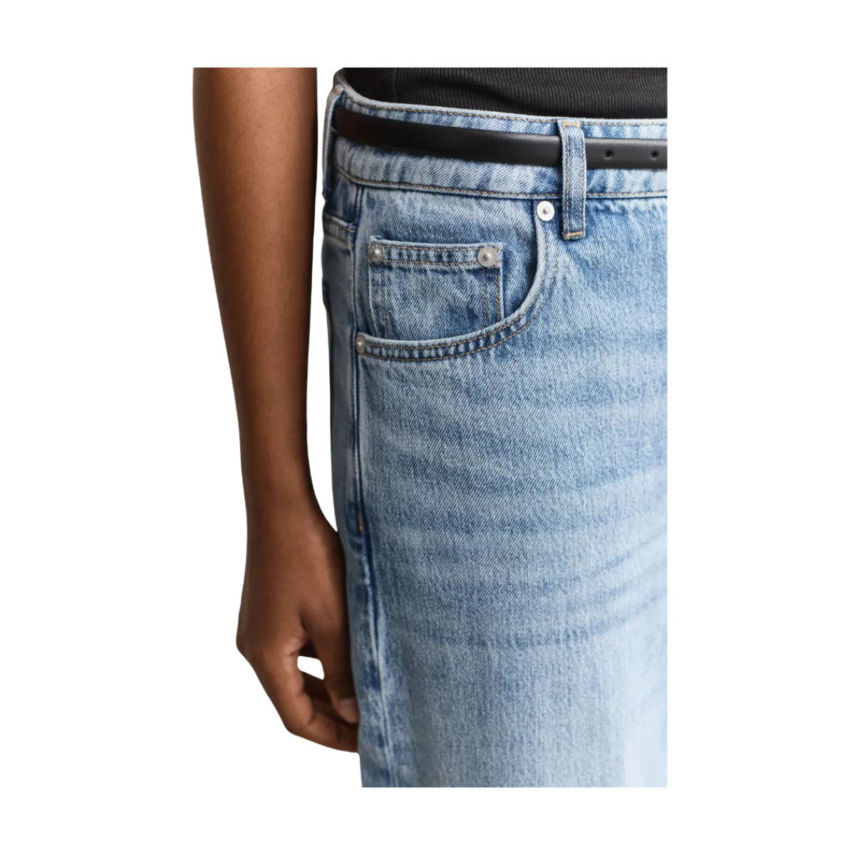 Gant Relaxed Jeans - Semi Light Blue Broken In