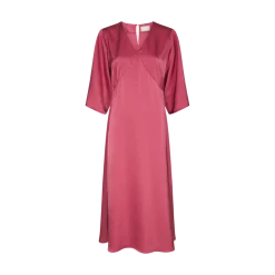 Sale Neo Noir Remara Heavy Sateen Dress - Cherry Pink
