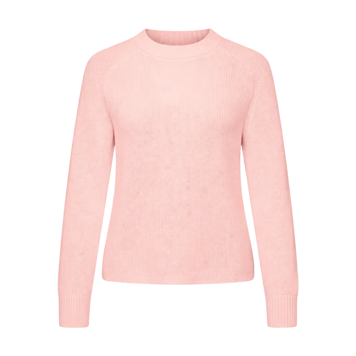 Best Gant Ribbed Knit Cotton C-Neck - Apricot Pink
