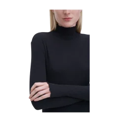 Discount Filippa K Rib Mock Neck Top - Back