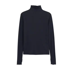 Discount Filippa K Rib Mock Neck Top - Back