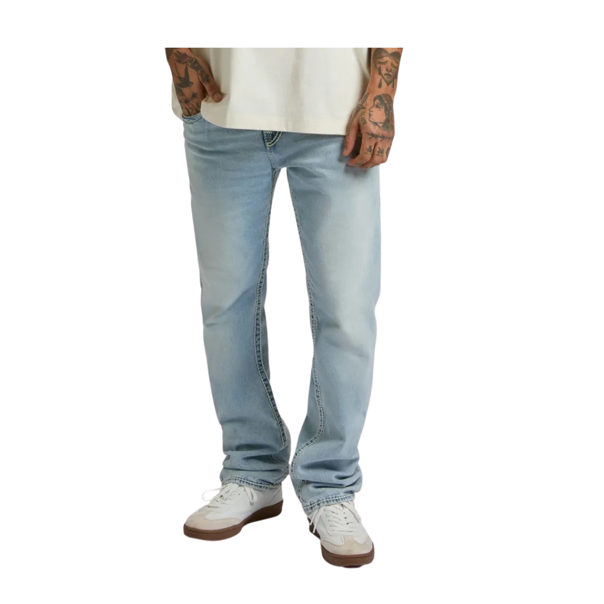 Best True Religion Ricky Sn Flap - JMCL Coastline Ash Light Wash