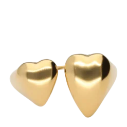 Best My Jewellery Ring 2 Hearts - Gold