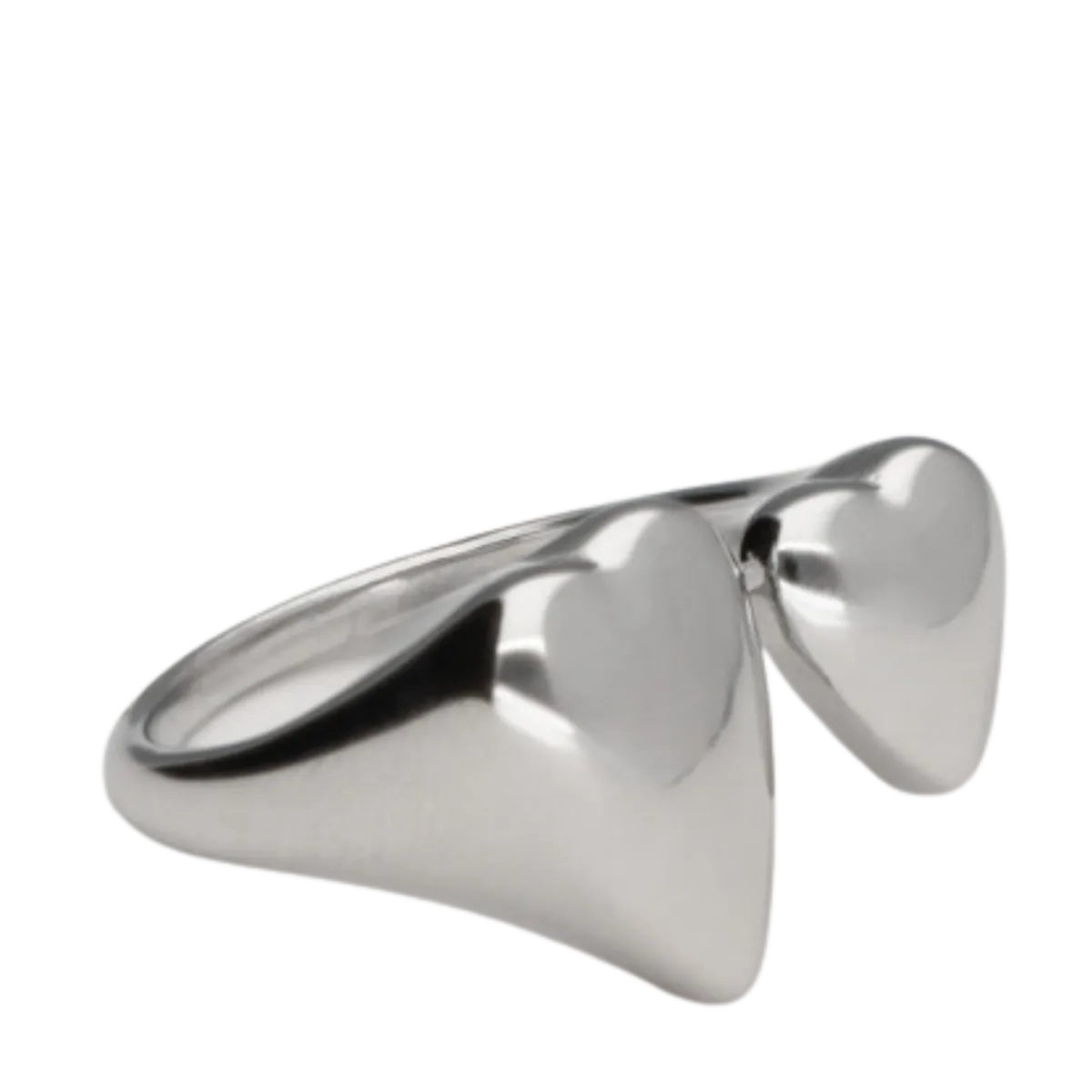 Best My Jewellery Ring 2 Hearts - Silver
