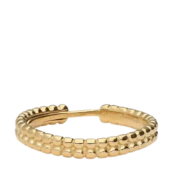Online My Jewellery Ring Os Dubble Dots - Gold