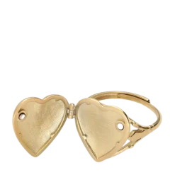 Discount My Jewellery Ring Os Heart Medaillion - Gold
