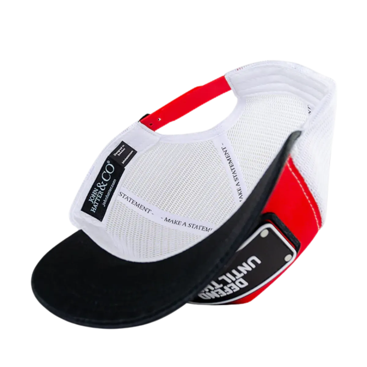 Clearance John Hatter Rubber Defend Until The End - Red/Black/White