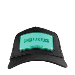 New John Hatter Rubber Single As Fuck - Black