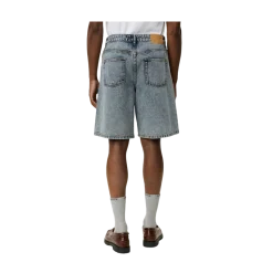 New Les Deux Ryder Ice Blue Denim Shorts - Light Ice Blue Wash