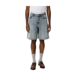 New Les Deux Ryder Ice Blue Denim Shorts - Light Ice Blue Wash