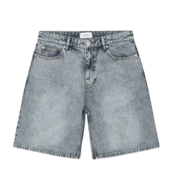 New Les Deux Ryder Ice Blue Denim Shorts - Light Ice Blue Wash