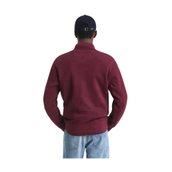 Hot Gant acker Rib Haf Zip - Winter Wine