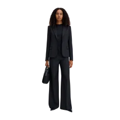 Clearance Filippa K Sasha Pinstripe Blazer - Black