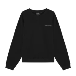 Sale Lyle & Scott cript Heavyweight oopback Crew Neck weathirt - Jet Back