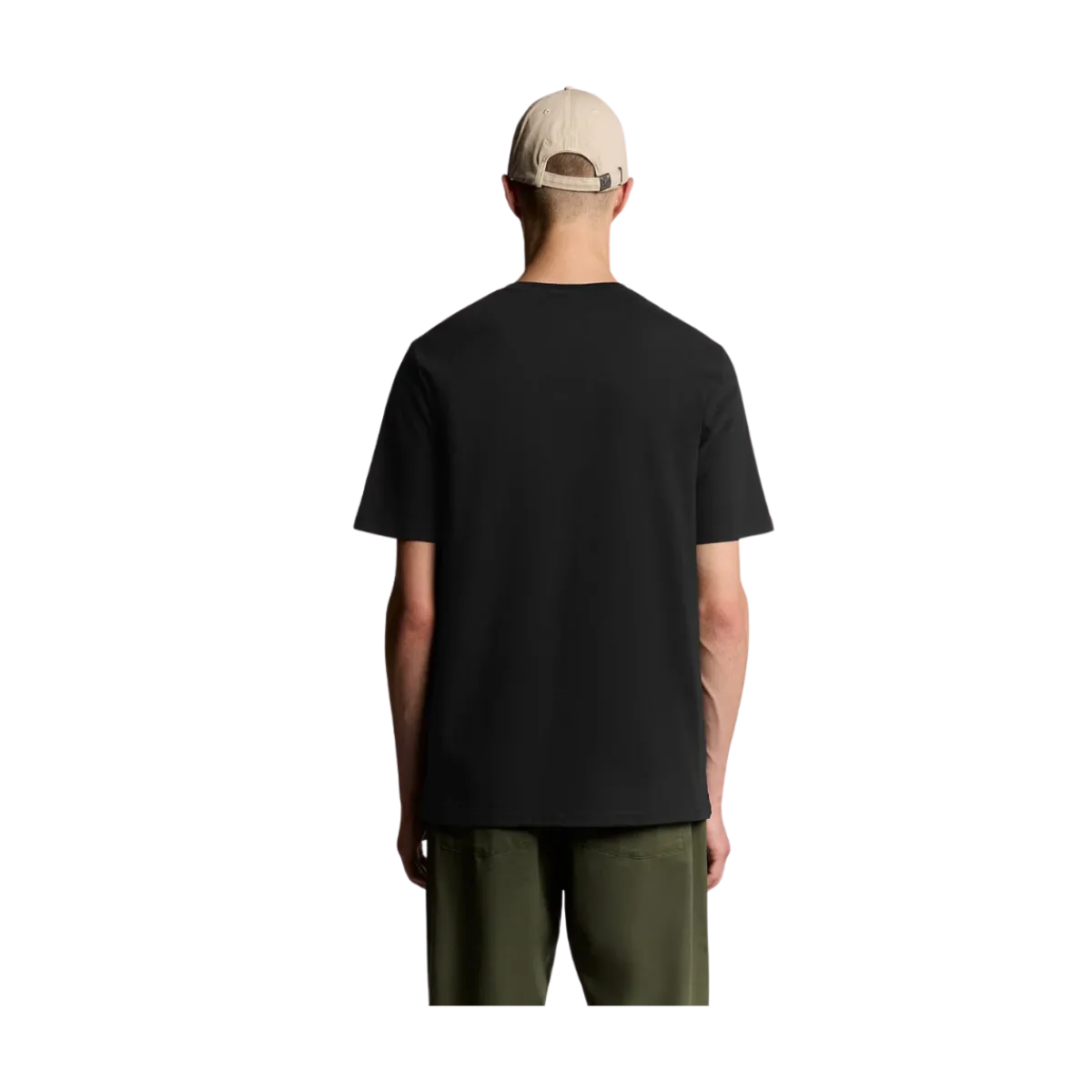 New Lyle & Scott cript T-hirt - Jet Back