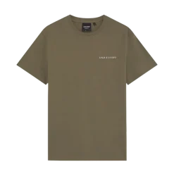 Best Lyle & Scott cript T-hirt - Khaki Ah