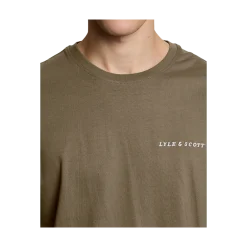 Best Lyle & Scott cript T-hirt - Khaki Ah