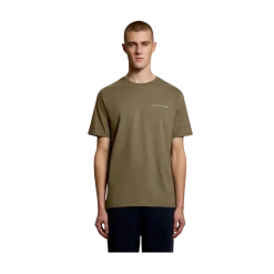 Best Lyle & Scott cript T-hirt - Khaki Ah