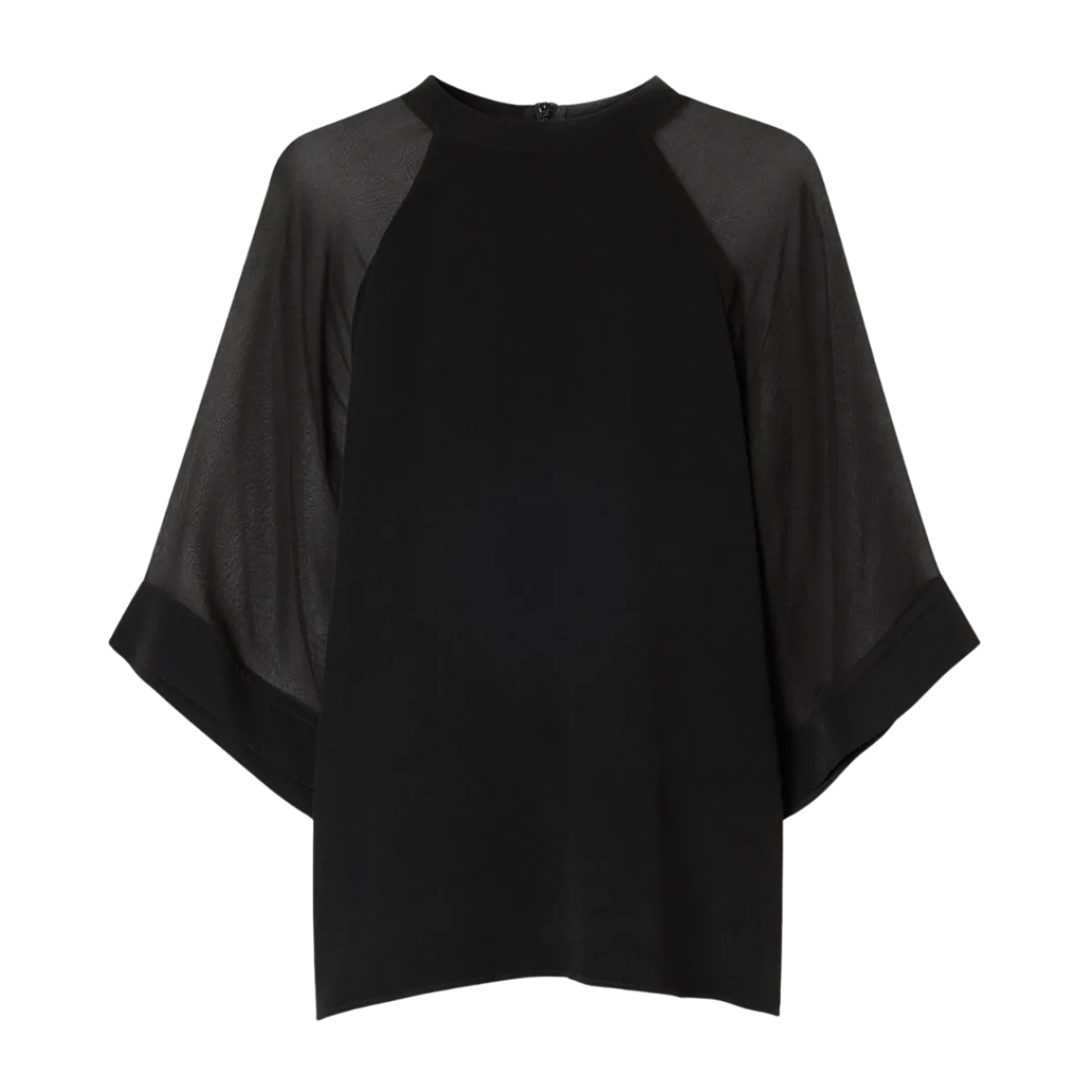 Filippa K Sheer Raglan Blouse - Black