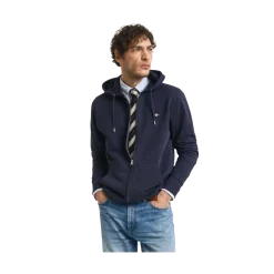 Online Gant hied Fu Zip Hoodie - Evening Bue