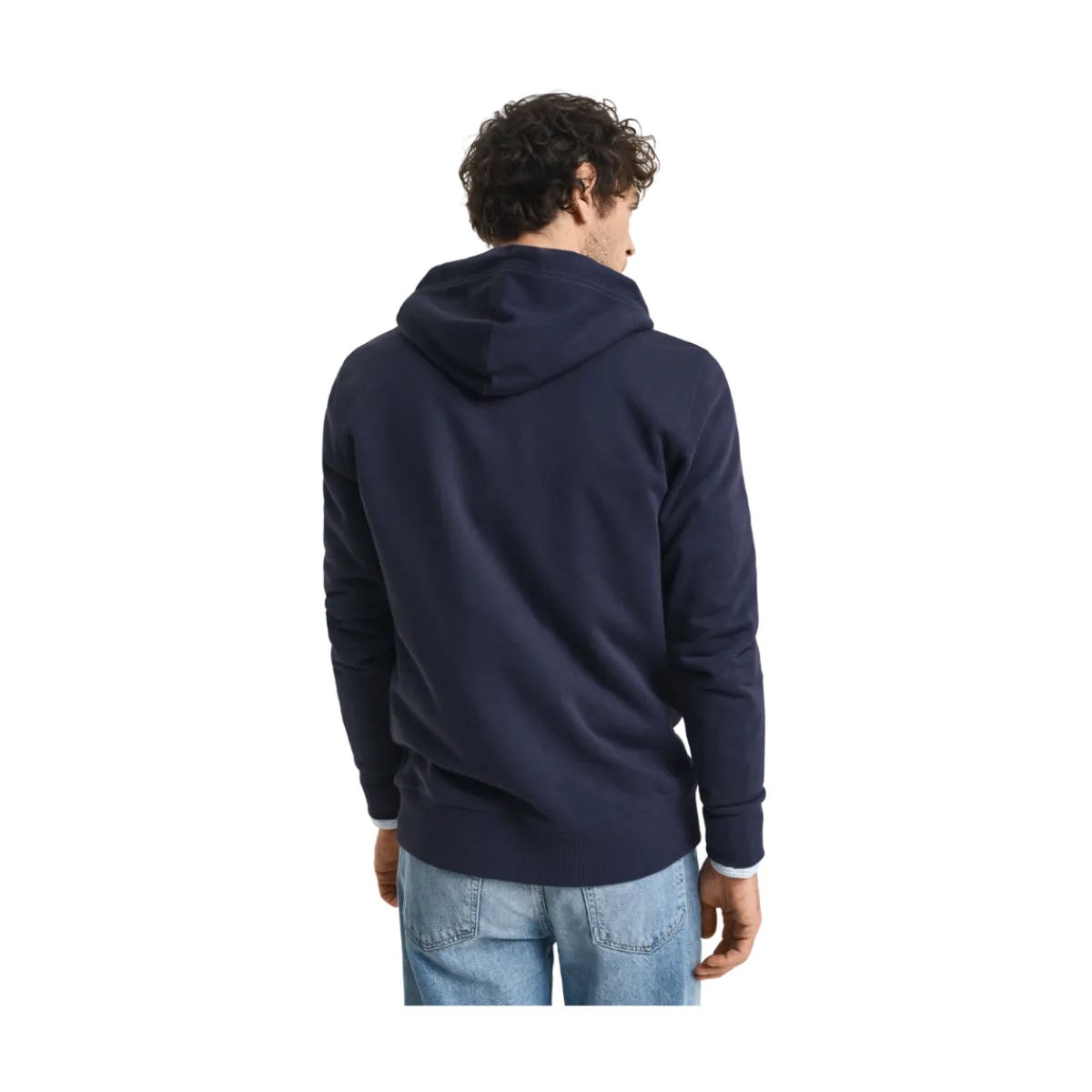 Online Gant hied Fu Zip Hoodie - Evening Bue