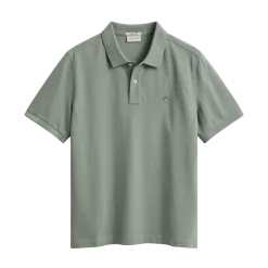 Online Gant hield Pique Polo - Ceraic Grey
