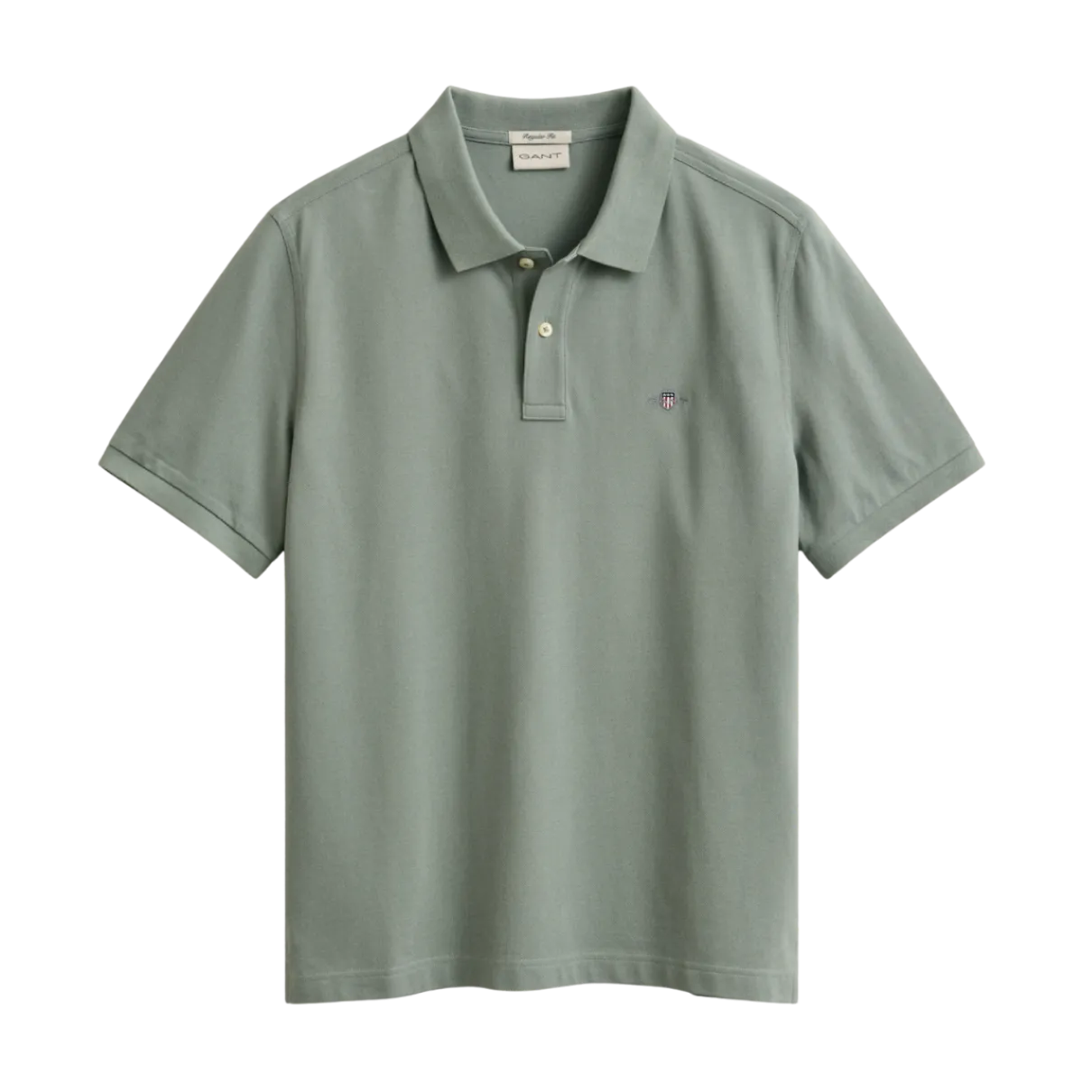 Online Gant hield Pique Polo - Ceraic Grey